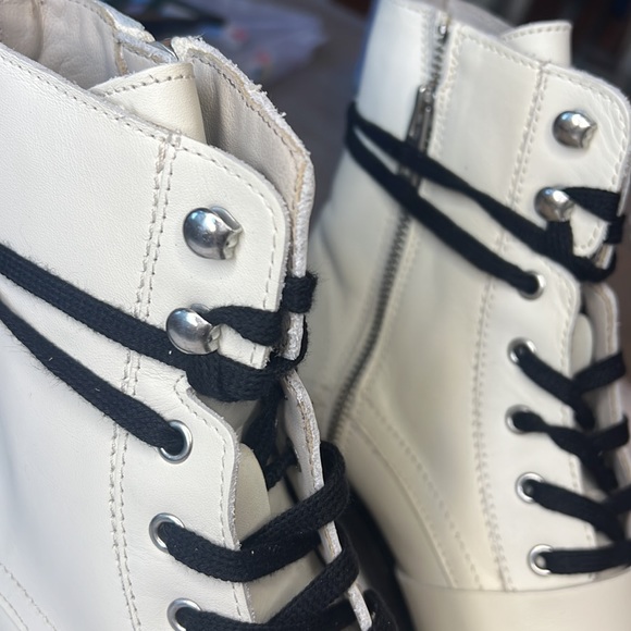 ALLSAINTS Donita Boots In White - size 10 - Picture 8 of 10